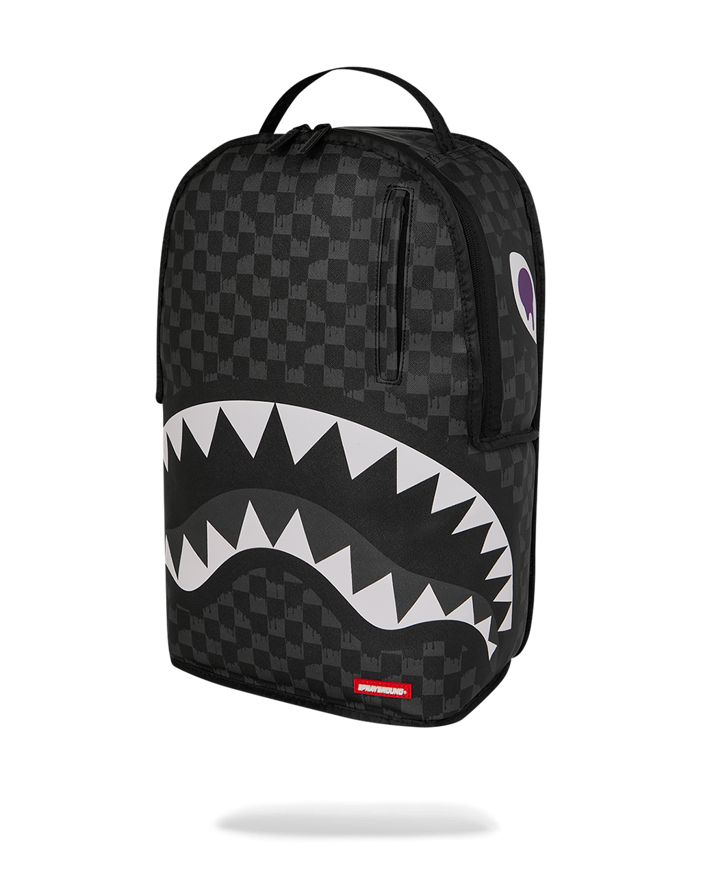 Limited Edition REVERSE MODE - PURPLE VELOUR TO BLACK CHECK BACKPACK