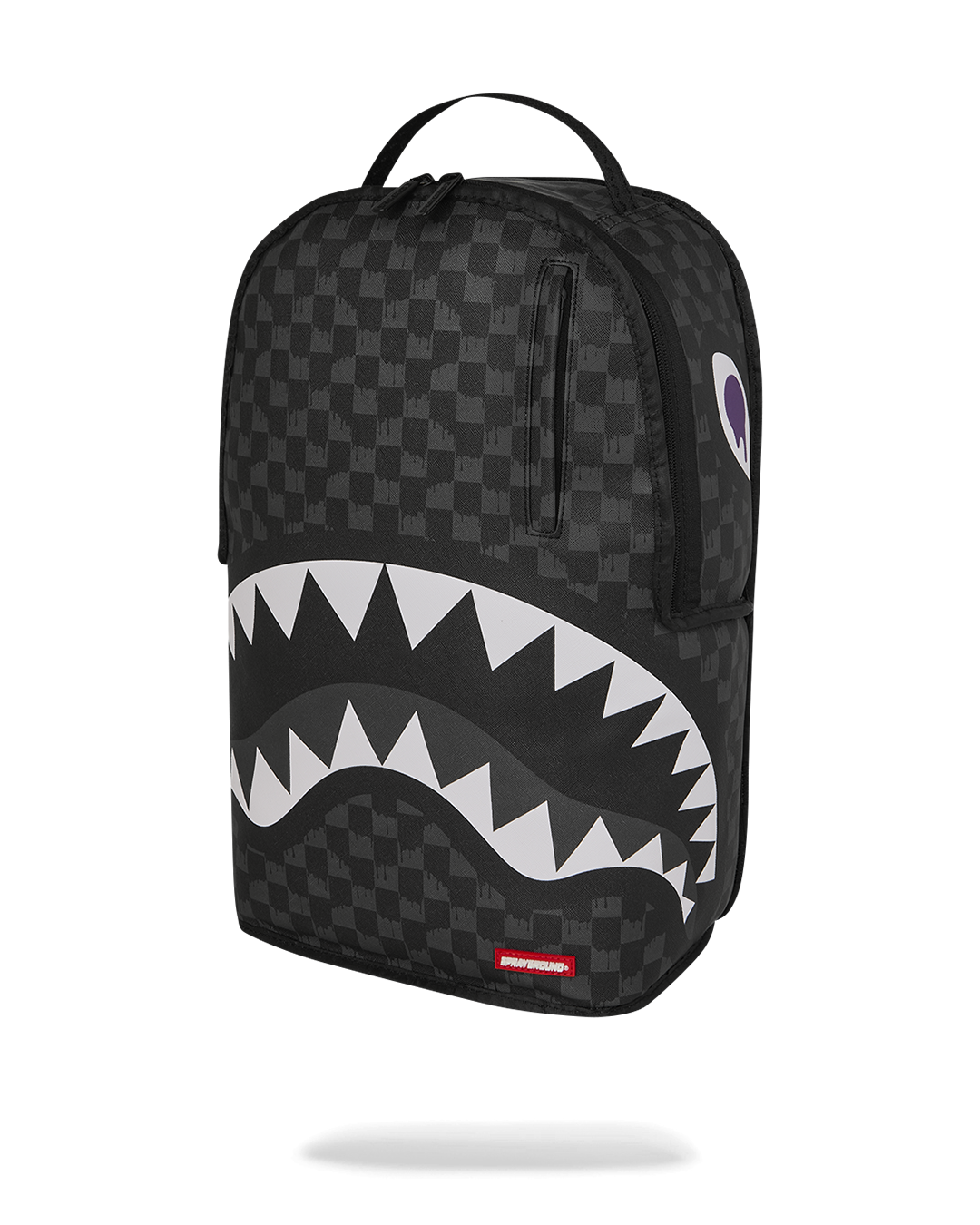 Limited Edition REVERSE MODE - PURPLE VELOUR TO BLACK CHECK BACKPACK