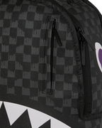 Limited Edition REVERSE MODE - PURPLE VELOUR TO BLACK CHECK BACKPACK