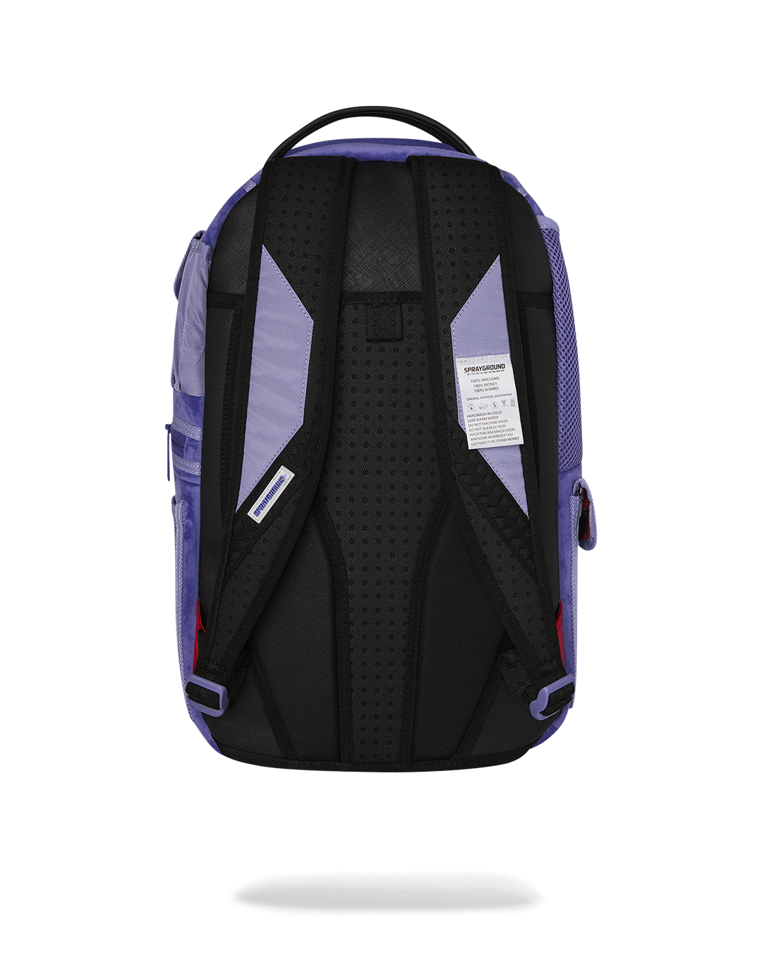 Limited Edition REVERSE MODE - PURPLE VELOUR TO BLACK CHECK BACKPACK