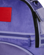Limited Edition REVERSE MODE - PURPLE VELOUR TO BLACK CHECK BACKPACK