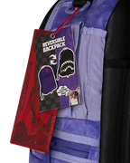 Limited Edition REVERSE MODE - PURPLE VELOUR TO BLACK CHECK BACKPACK