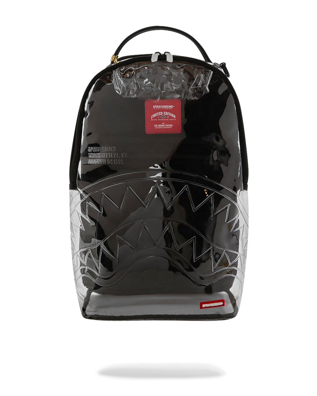 Limited Edition SHARK CENTRAL - CLEAR BACKPACK