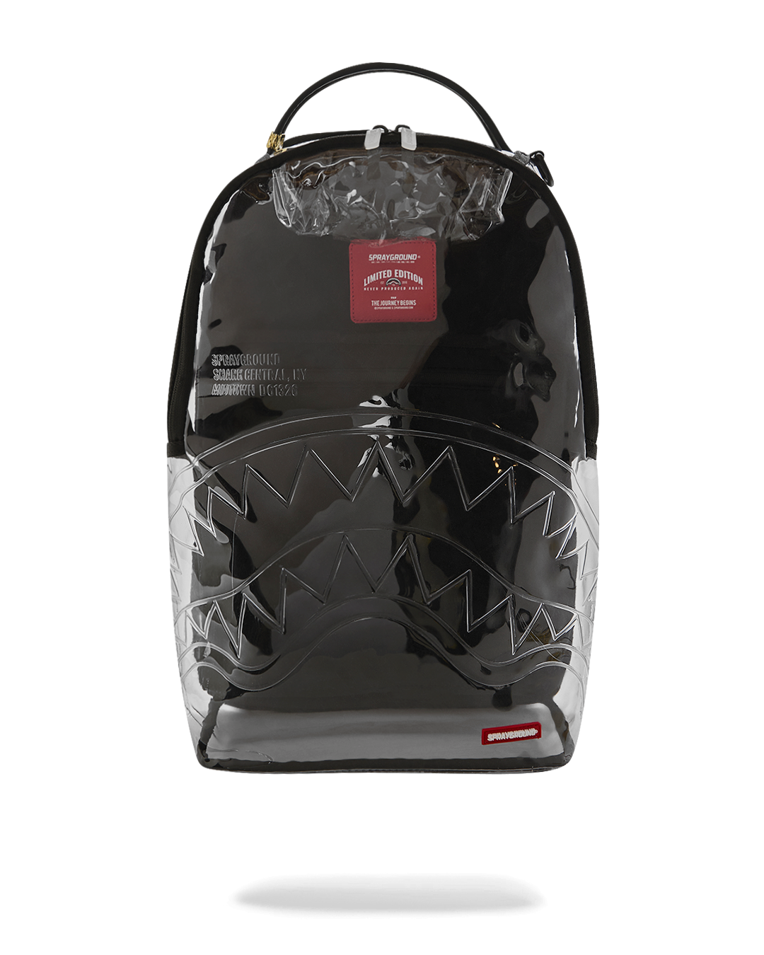 Limited Edition SHARK CENTRAL - CLEAR BACKPACK