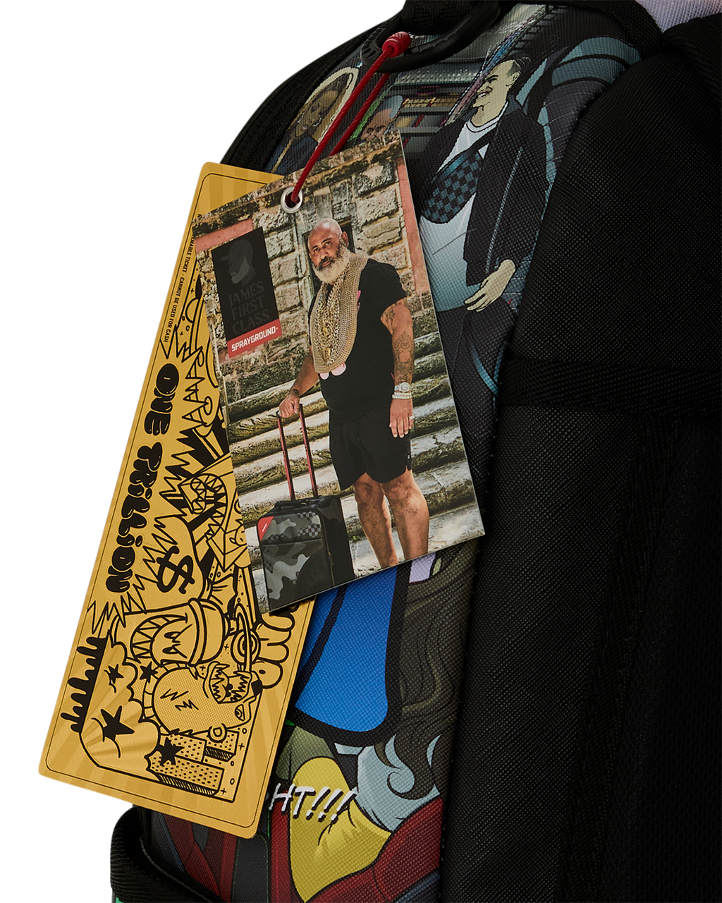 Limited Edition JAMES FIRST CLASS COMIC BACKPACK