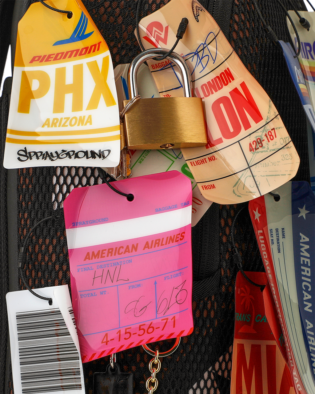 Limited Edition AMERICAN AIRLINES 100 YRS - TAGS ON TAGS BACKPACK