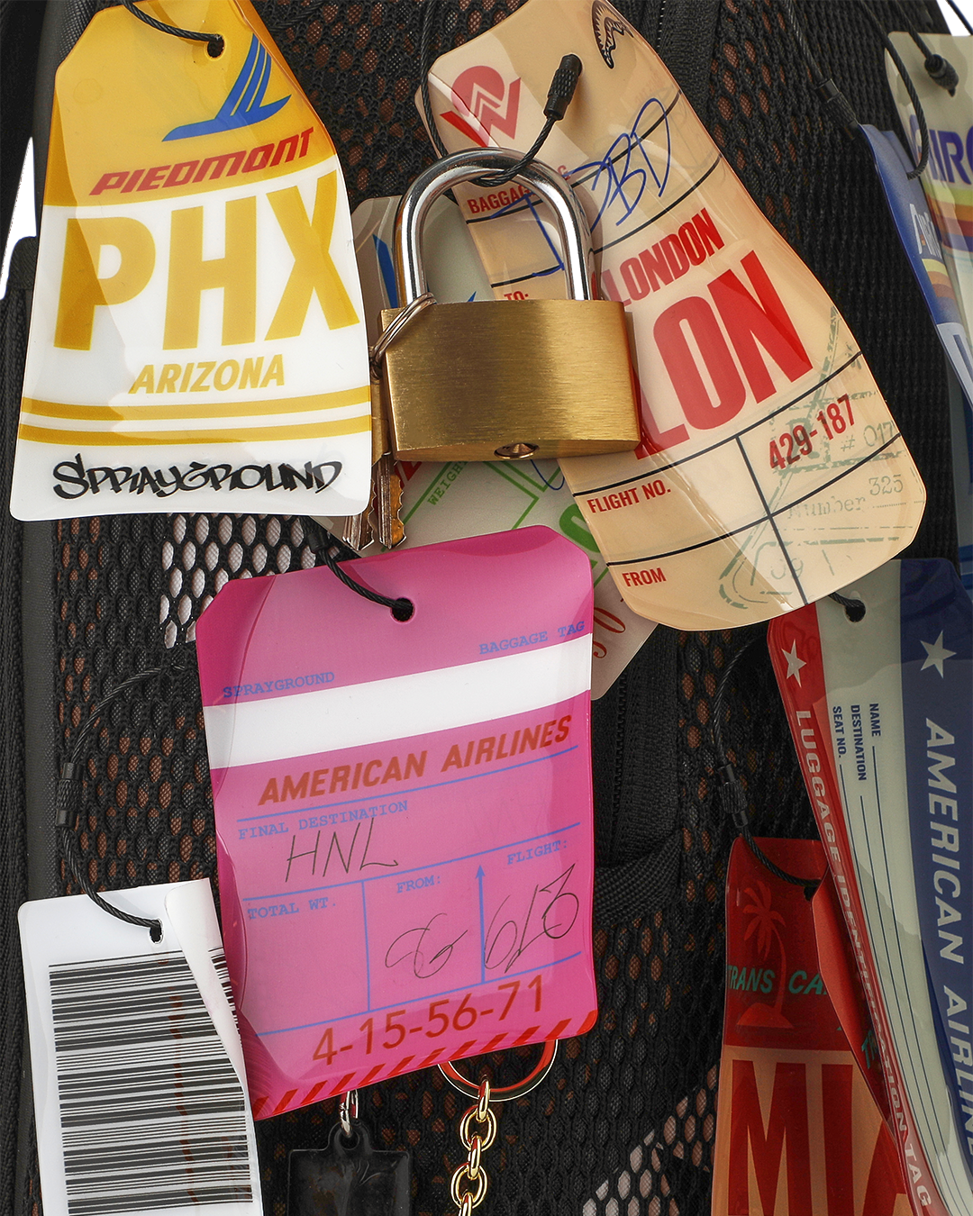 Limited Edition AMERICAN AIRLINES 100 YRS - TAGS ON TAGS BACKPACK