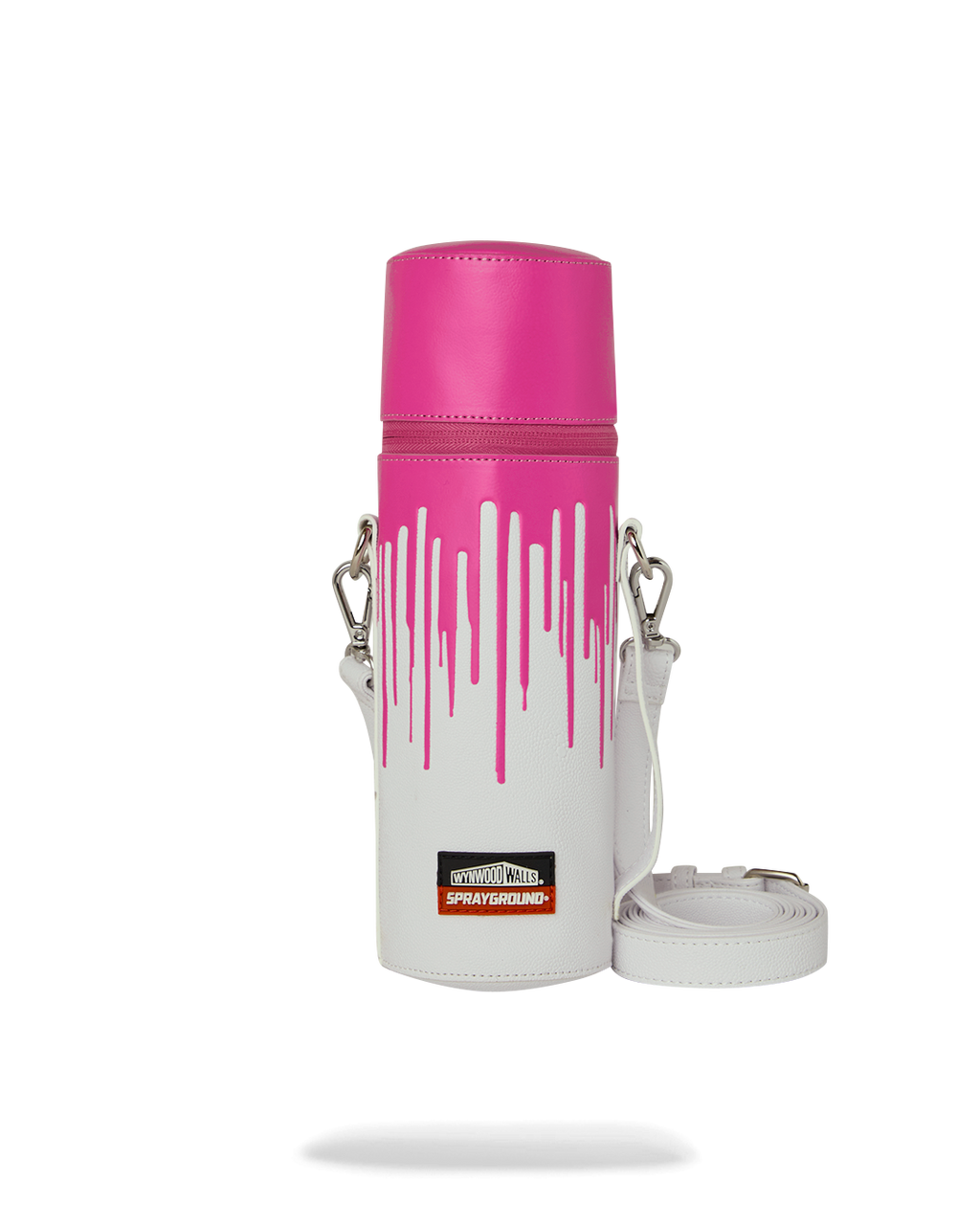 Limited Edition WYNWOOD WALLS COLLAB WATER BOTTLE OR SPRAYCAN HOLDER WHTPNK