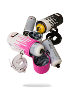 Limited Edition WYNWOOD WALLS COLLAB WATER BOTTLE OR SPRAYCAN HOLDER WHTPNK