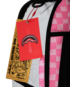 Limited Edition CLEAR DLX BACKPACK - CHECKED OUT PINK DRIP