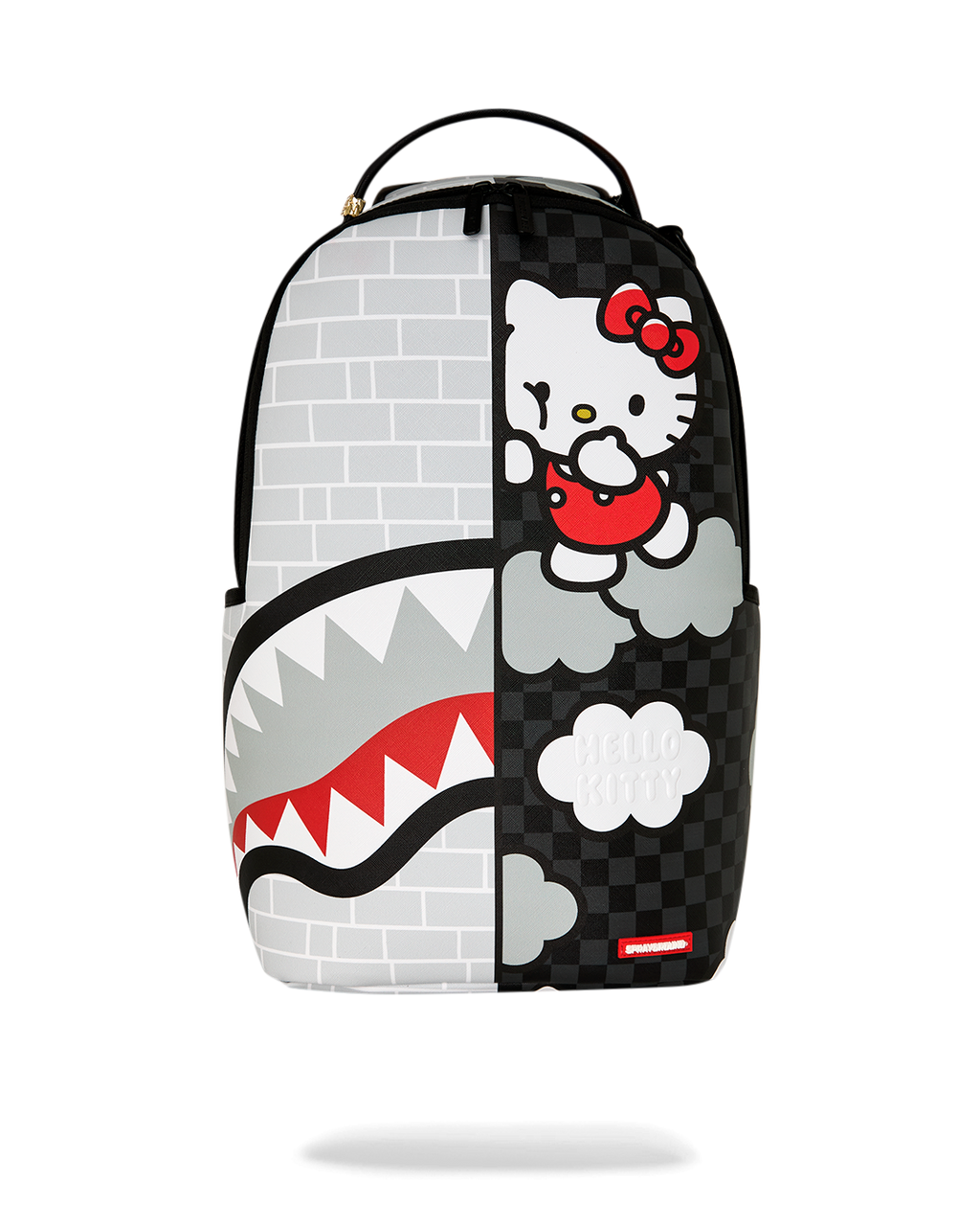 Limited Edition HELLO KITTY OFFICIAL COLLAB - BRICK WALL SPLIT BACKPACK