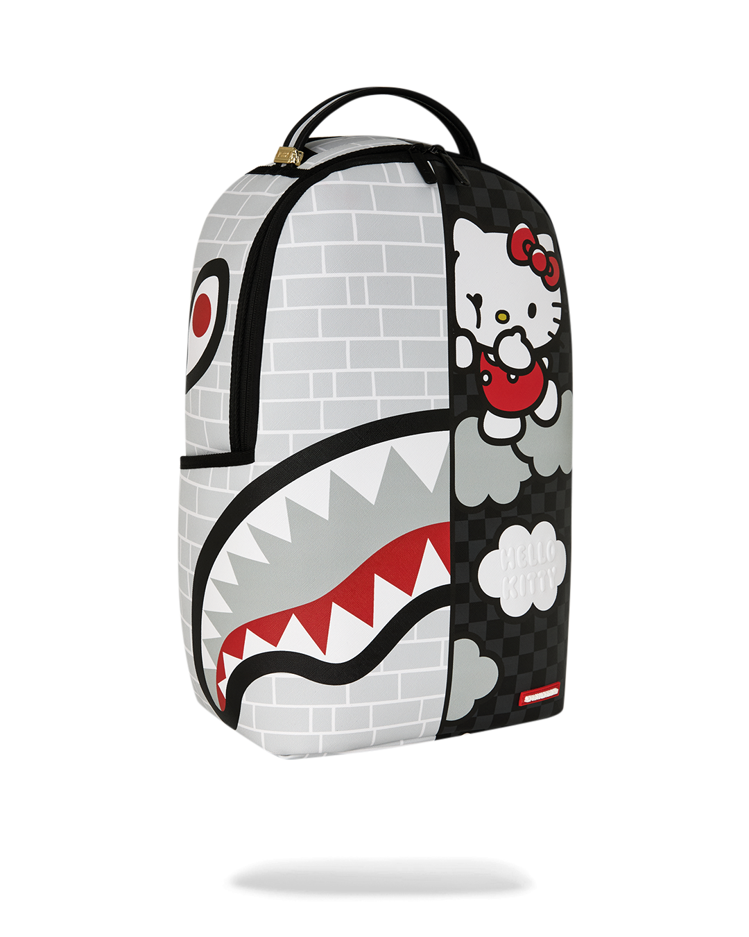 Limited Edition HELLO KITTY OFFICIAL COLLAB - BRICK WALL SPLIT BACKPACK