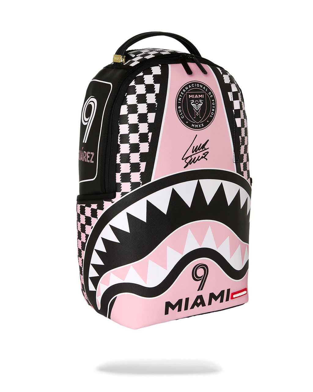 Limited Edition MLS COLLAB - INTERMIAMI LUIS SUAREZ PINK STRIPE BACKPACK