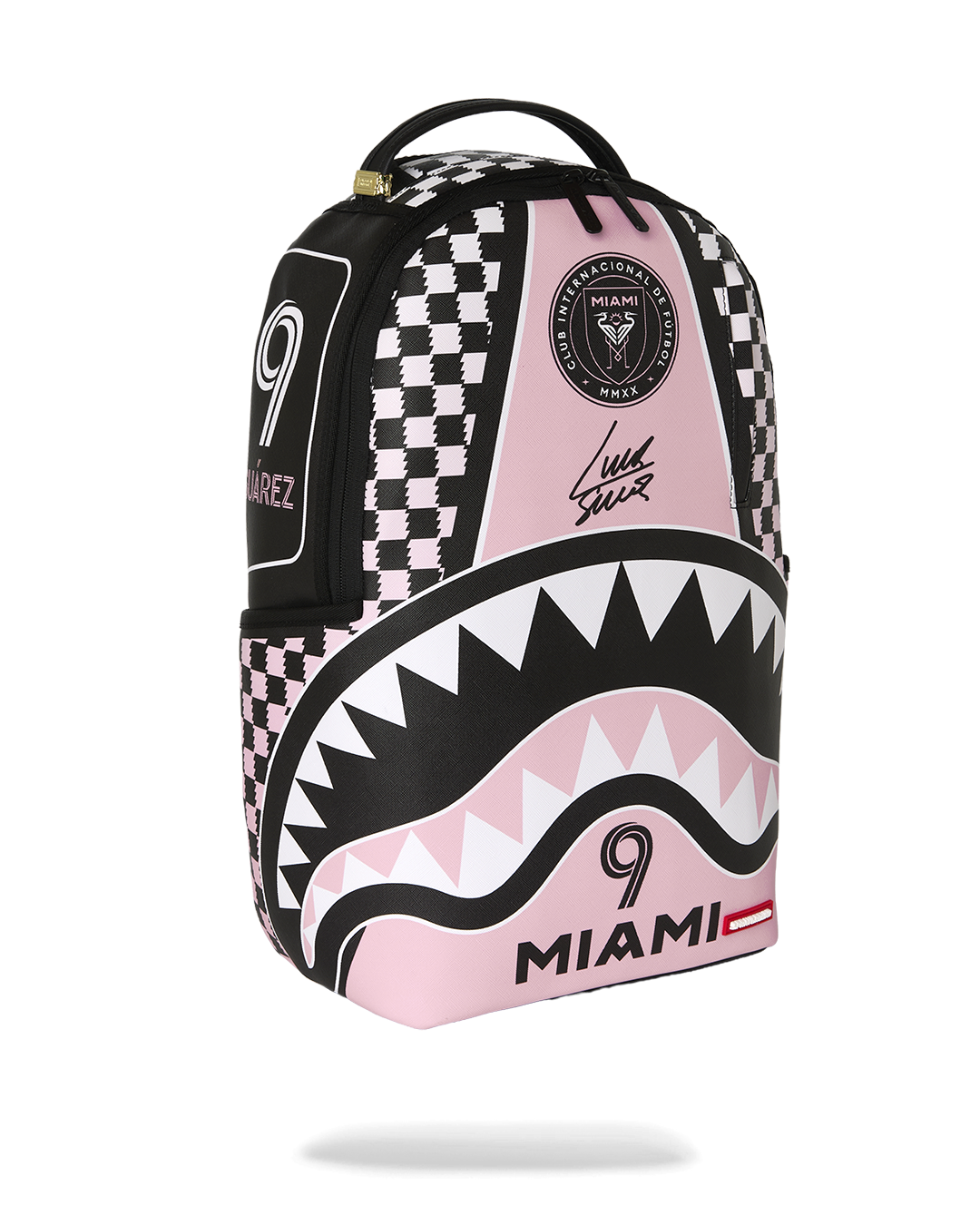 Limited Edition MLS COLLAB - INTERMIAMI LUIS SUAREZ PINK STRIPE BACKPACK