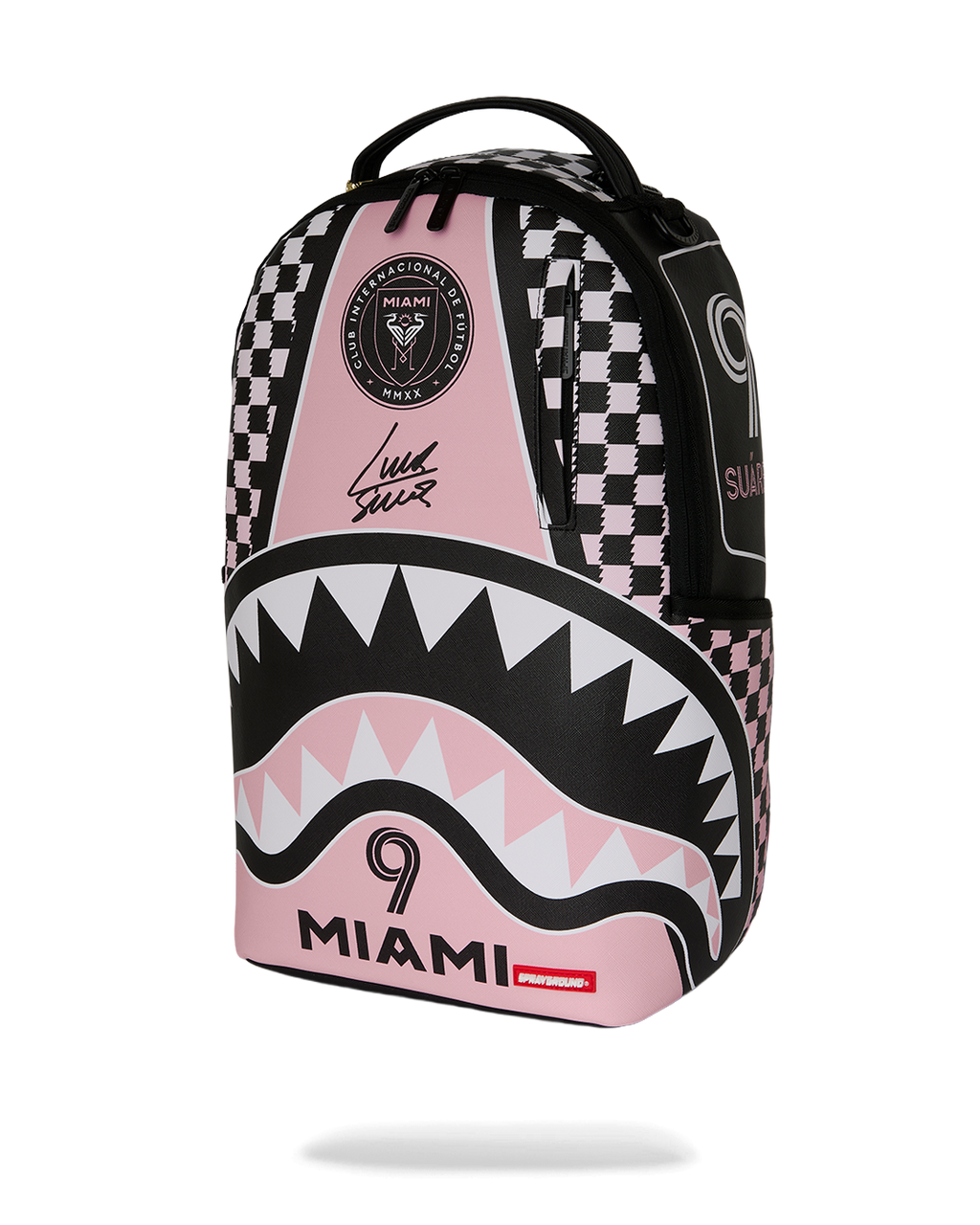 Limited Edition MLS COLLAB - INTERMIAMI LUIS SUAREZ PINK STRIPE BACKPACK