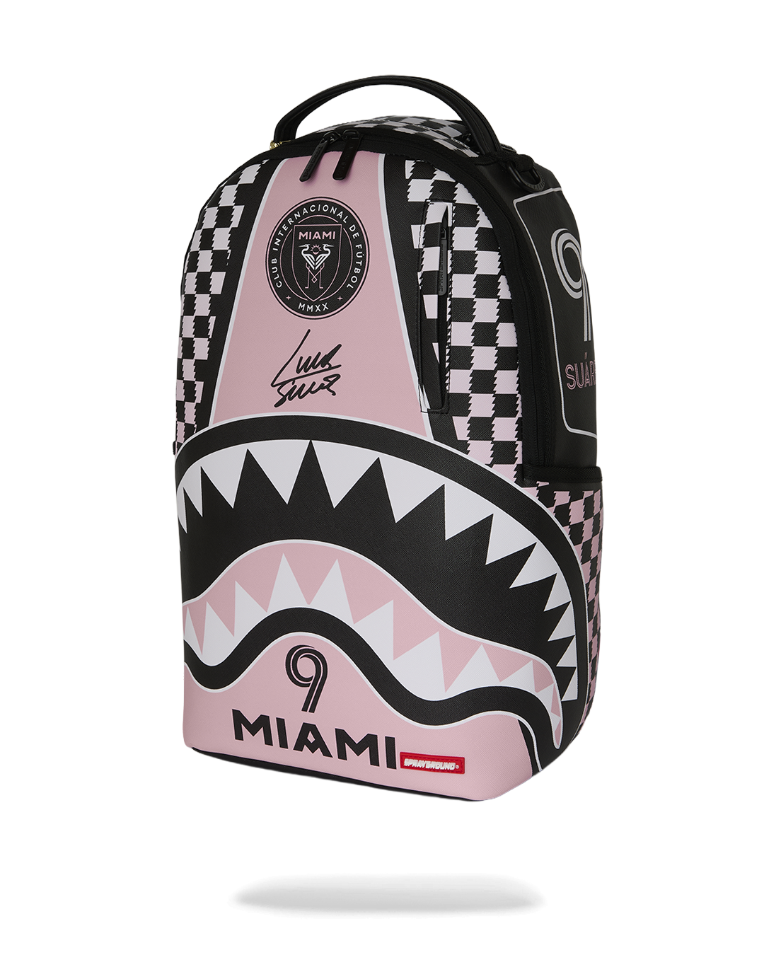 Limited Edition MLS COLLAB - INTERMIAMI LUIS SUAREZ PINK STRIPE BACKPACK