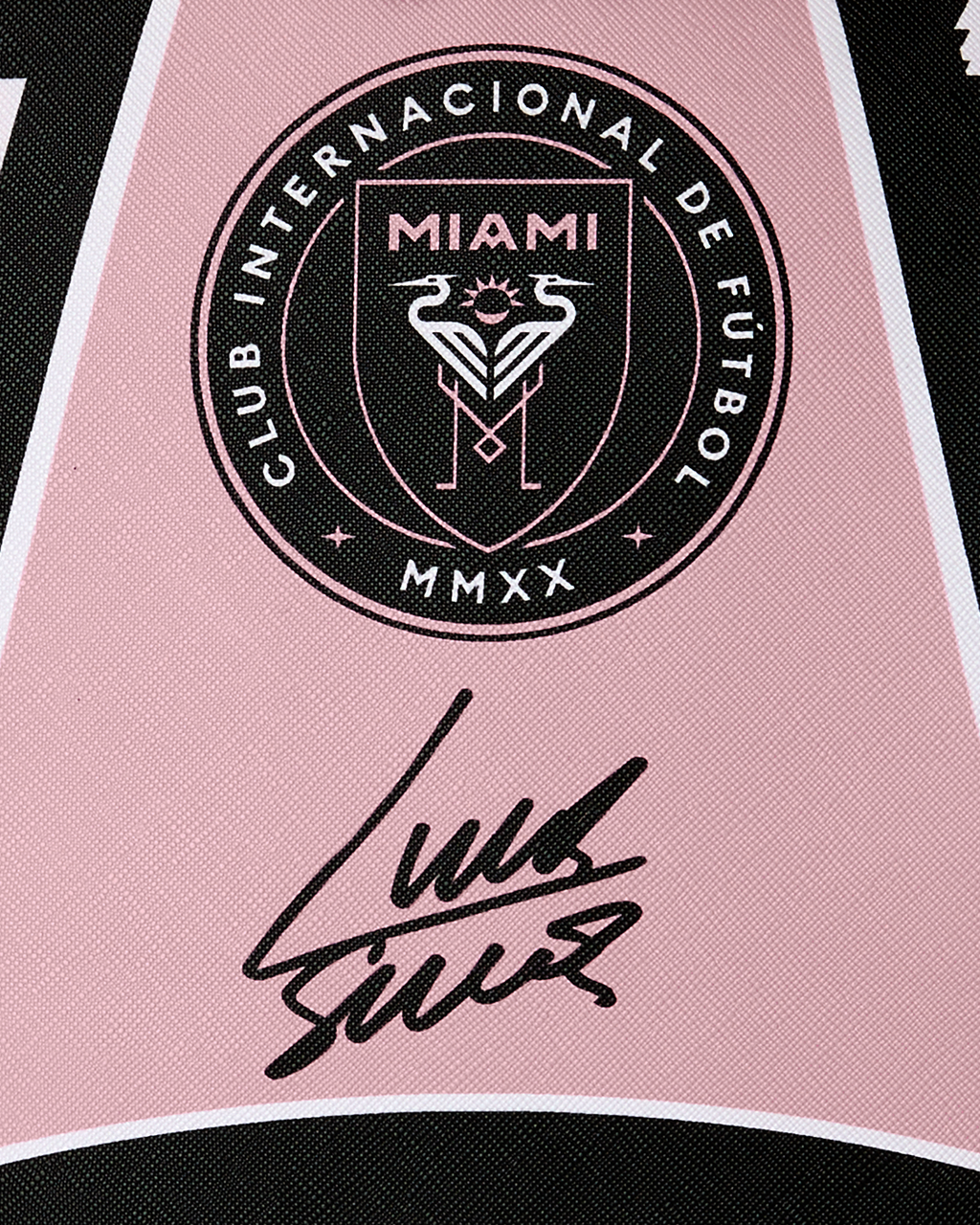 Limited Edition MLS COLLAB - INTERMIAMI LUIS SUAREZ PINK STRIPE BACKPACK