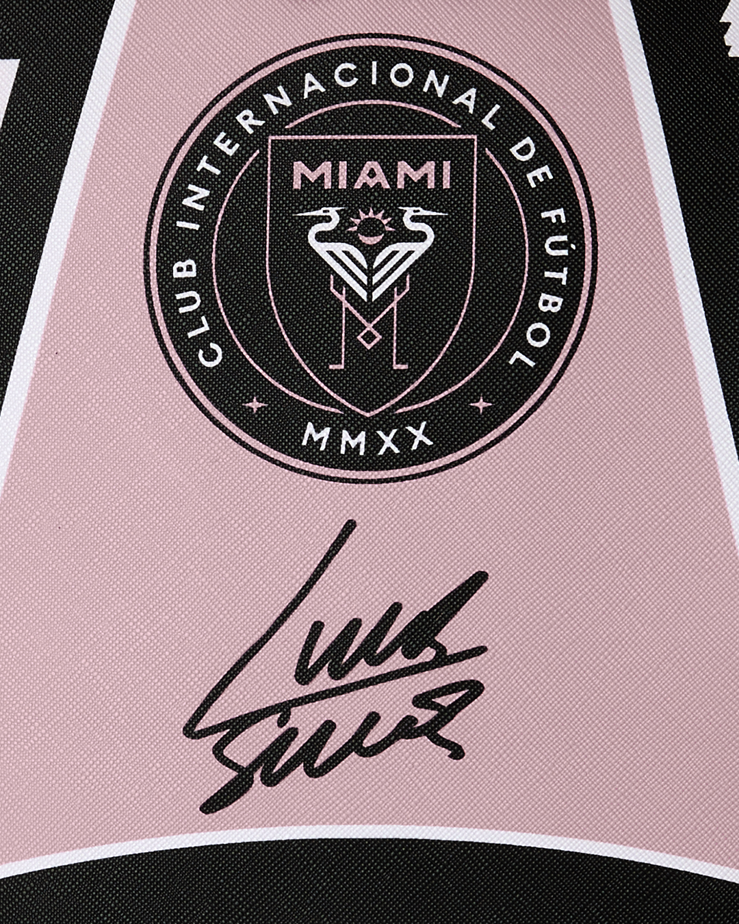 Limited Edition MLS COLLAB - INTERMIAMI LUIS SUAREZ PINK STRIPE BACKPACK
