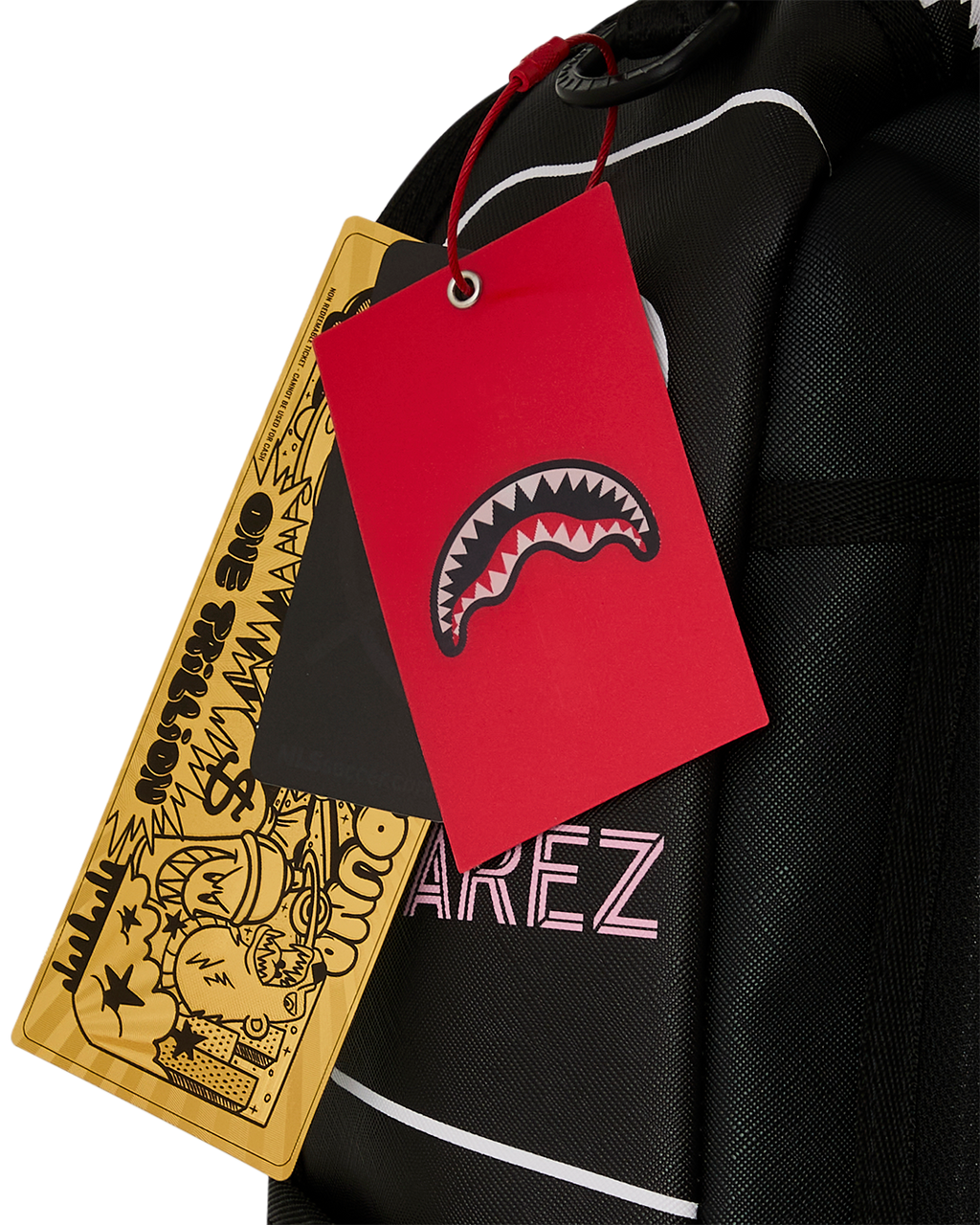 Limited Edition MLS COLLAB - INTERMIAMI LUIS SUAREZ PINK STRIPE BACKPACK