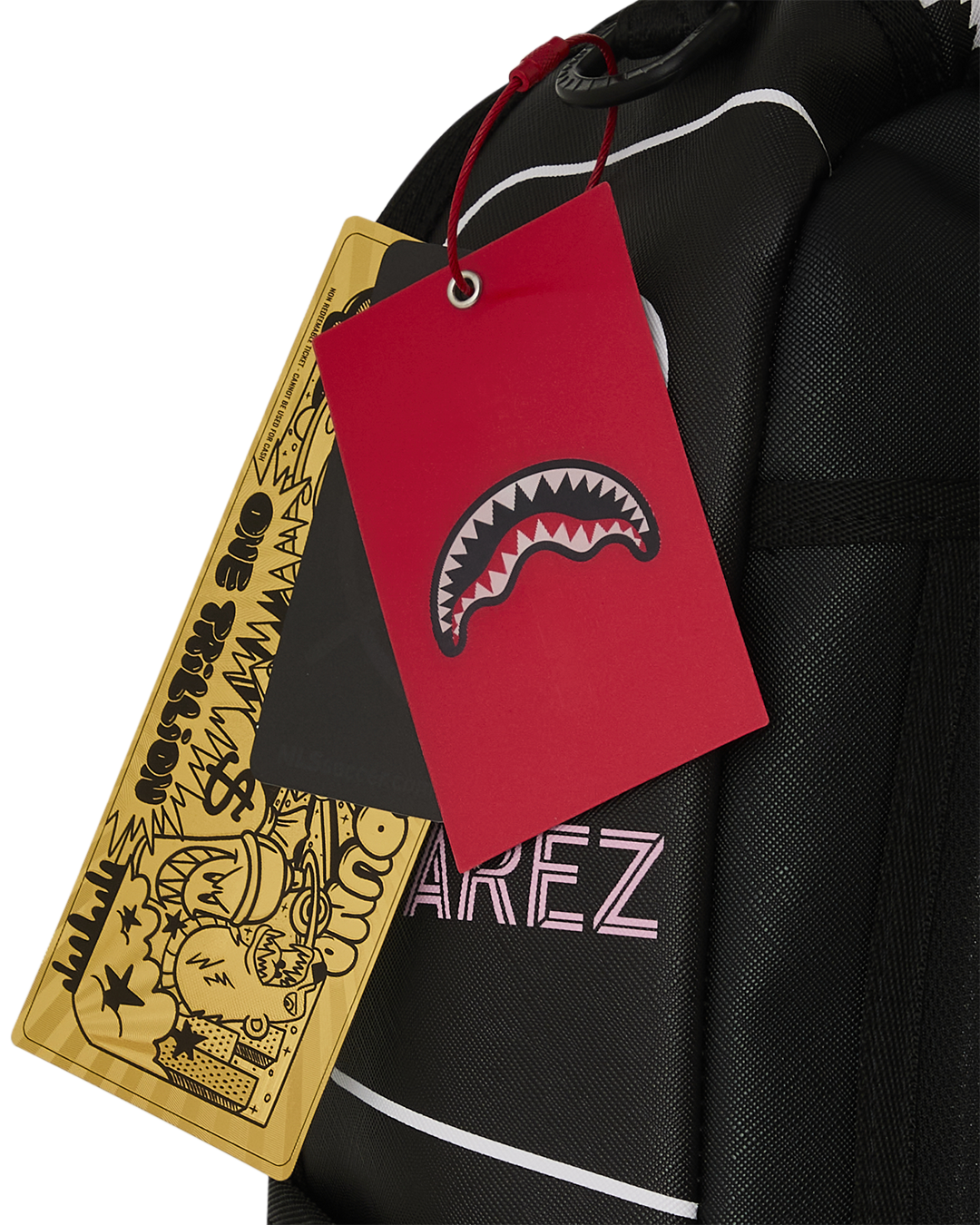 Limited Edition MLS COLLAB - INTERMIAMI LUIS SUAREZ PINK STRIPE BACKPACK