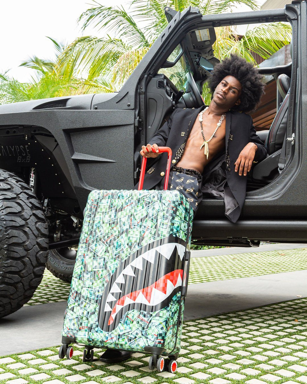 Limited Edition MAMA I MADE IT SHARKITECTURE HARDSHELL FULL-SIZE LUGGAGE