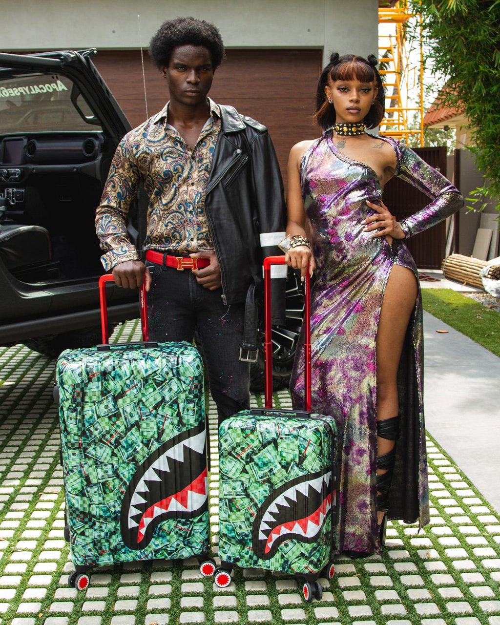 Limited Edition MAMA I MADE IT SHARKITECTURE HARDSHELL FULL-SIZE LUGGAGE