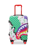 Limited Edition DREAMY TECHNICOLOR SHARKNAUTICS HARDSHELL CARRY-ON LUGGAGE