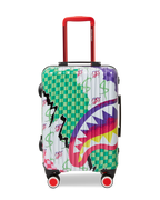Limited Edition DREAMY TECHNICOLOR SHARKNAUTICS HARDSHELL CARRY-ON LUGGAGE
