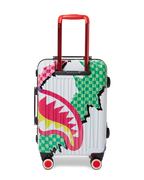 Limited Edition DREAMY TECHNICOLOR SHARKNAUTICS HARDSHELL CARRY-ON LUGGAGE