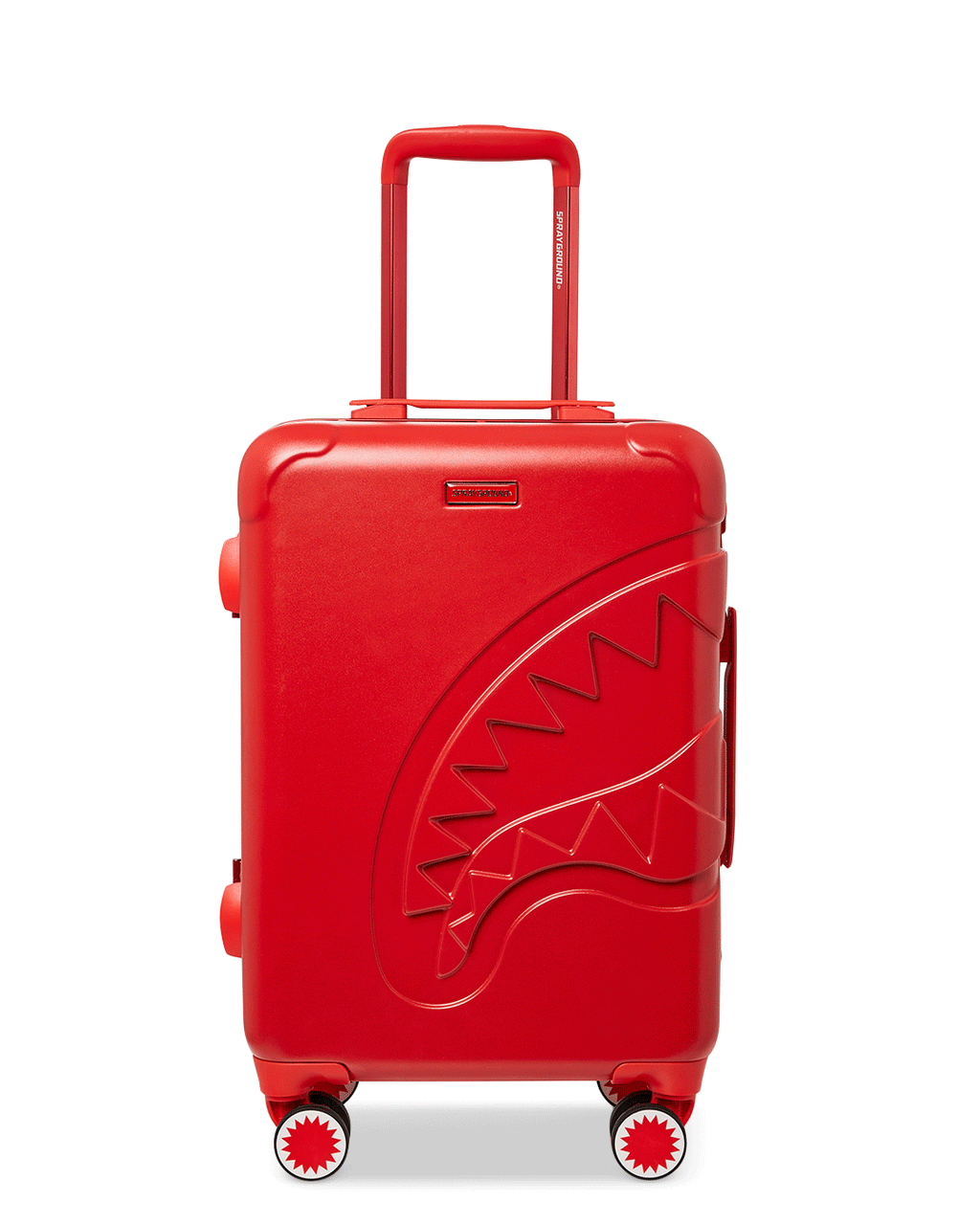 Limited Edition MOLDED SHARKITECTURE RED HARDSHELL CARRY-ON LUGGAGE