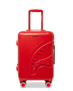 Limited Edition MOLDED SHARKITECTURE RED HARDSHELL CARRY-ON LUGGAGE