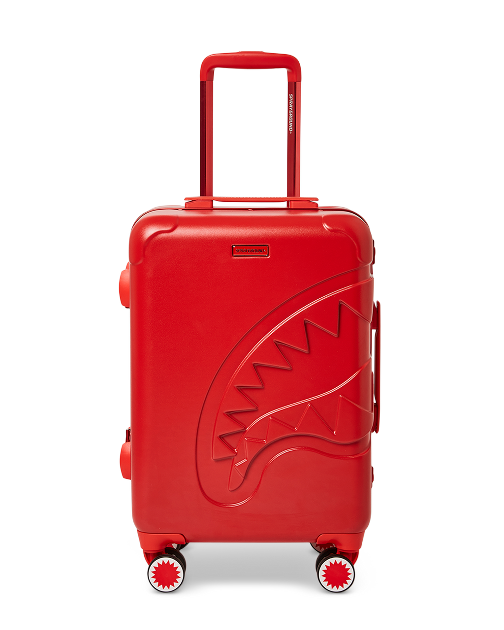 Limited Edition MOLDED SHARKITECTURE RED HARDSHELL CARRY-ON LUGGAGE
