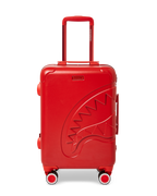 Limited Edition MOLDED SHARKITECTURE RED HARDSHELL CARRY-ON LUGGAGE