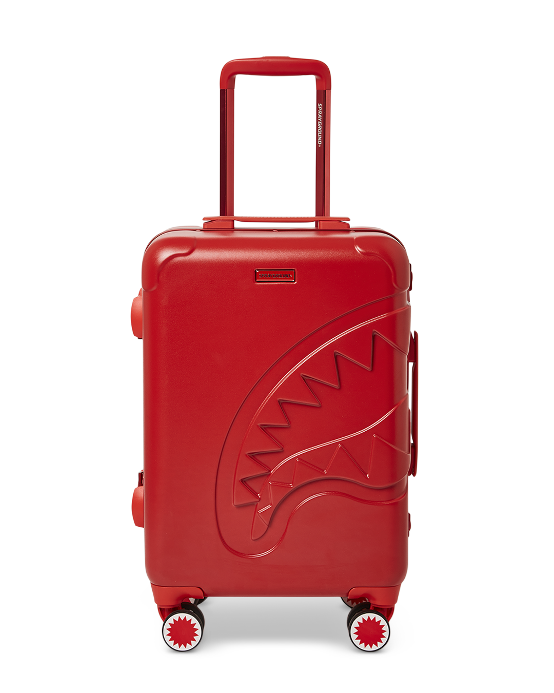 Limited Edition MOLDED SHARKITECTURE RED HARDSHELL CARRY-ON LUGGAGE