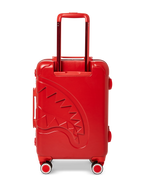 Limited Edition MOLDED SHARKITECTURE RED HARDSHELL CARRY-ON LUGGAGE