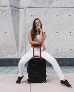 Limited Edition MOLDED SHARKITECTURE BLACK HARDSHELL CARRY-ON LUGGAGE
