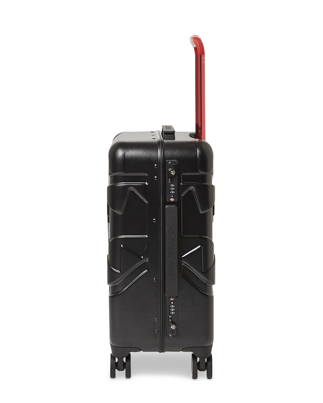 Limited Edition MOLDED SHARKITECTURE BLACK HARDSHELL CARRY-ON LUGGAGE