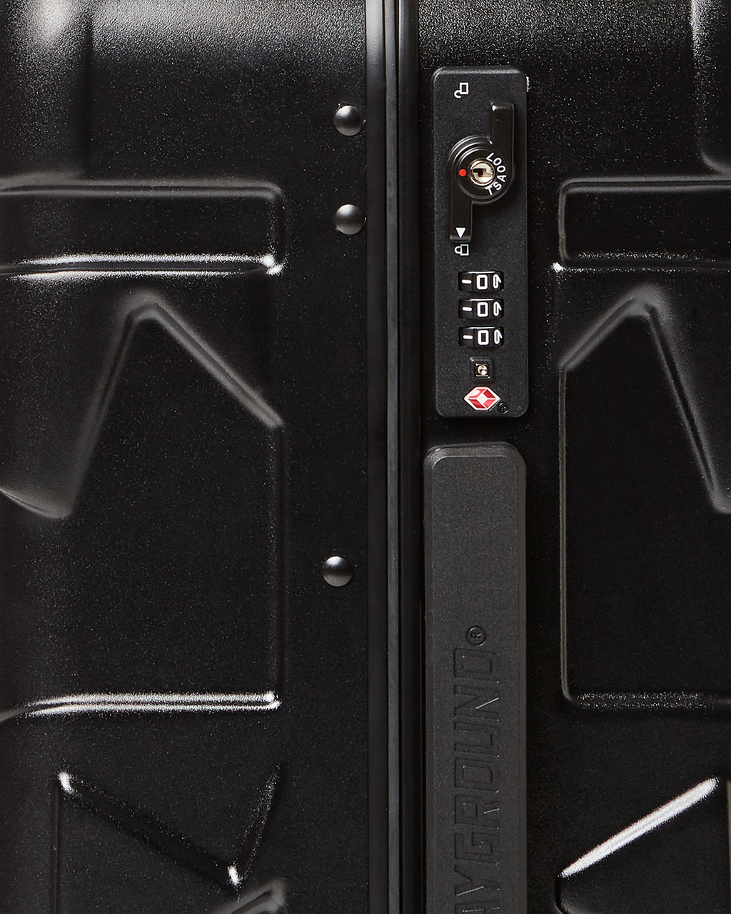 Limited Edition MOLDED SHARKITECTURE BLACK HARDSHELL CARRY-ON LUGGAGE