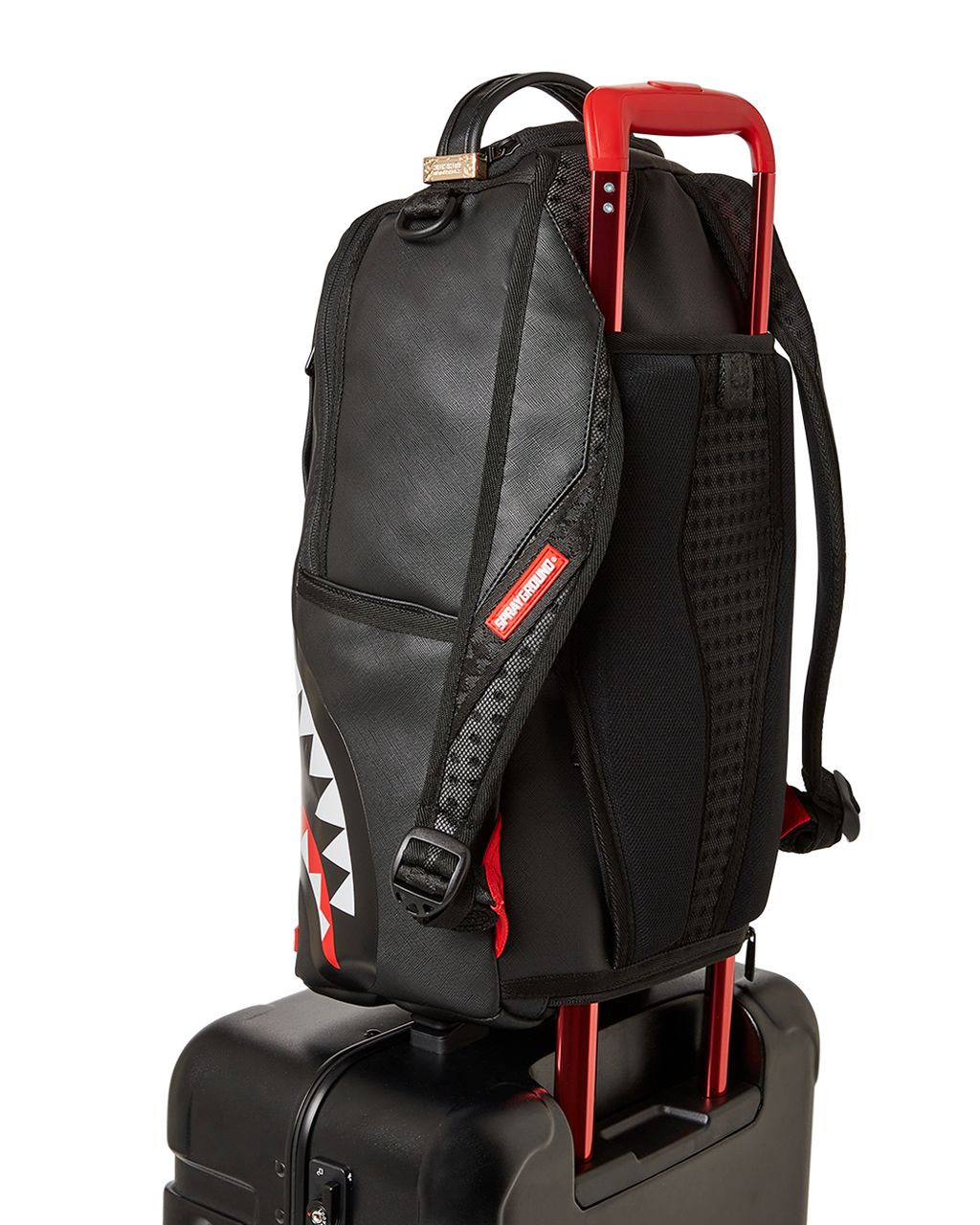 Limited Edition MOLDED SHARKITECTURE BLACK HARDSHELL CARRY-ON LUGGAGE