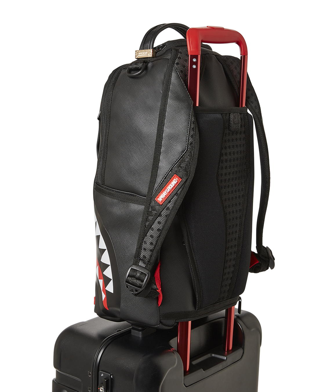 Limited Edition MOLDED SHARKITECTURE BLACK HARDSHELL CARRY-ON LUGGAGE