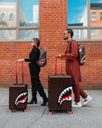 Limited Edition FRENZY SHARKS SHARKNAUTICS HARDSHELL CARRY-ON LUGGAGE