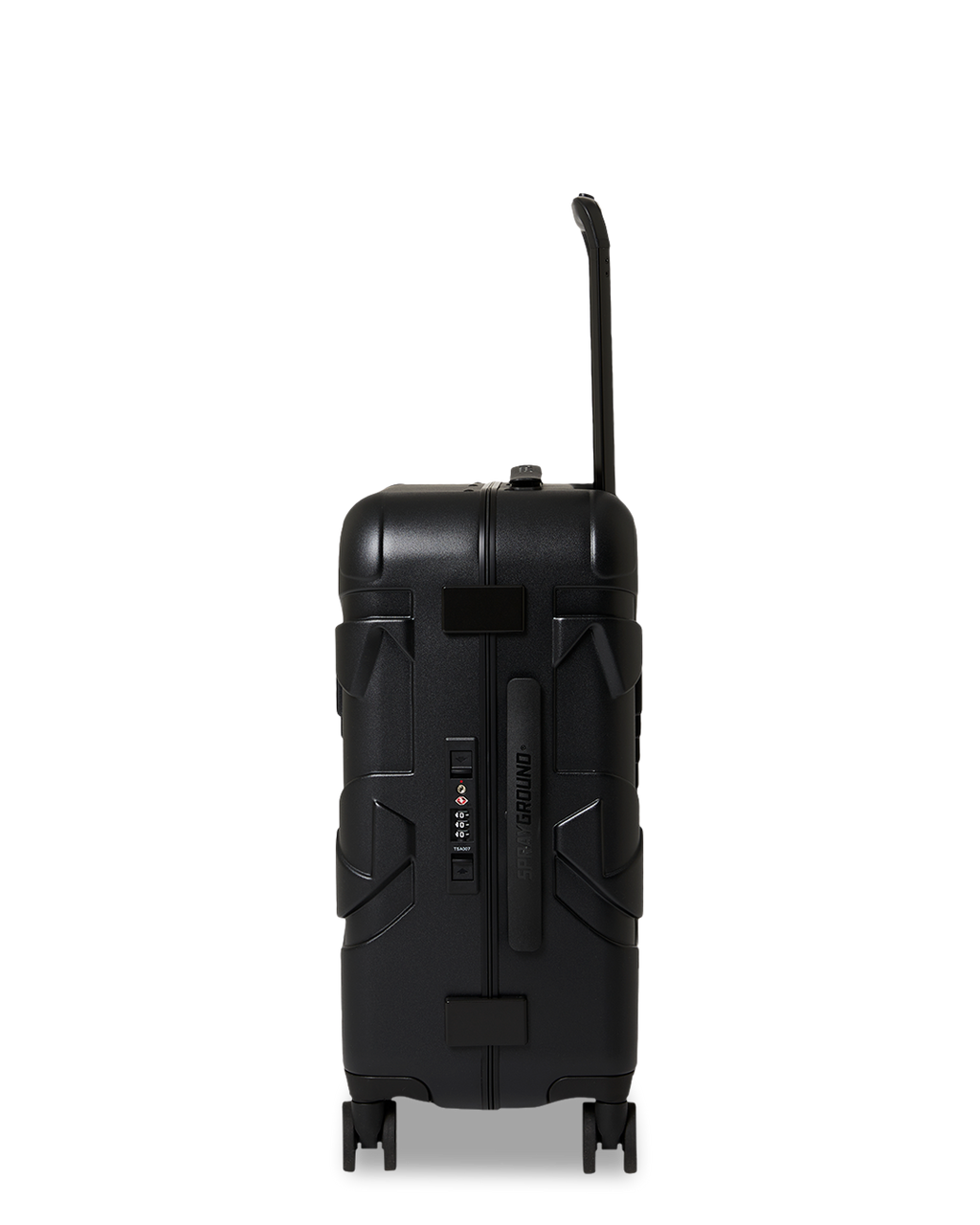 Limited Edition THE JOURNEY BEGINS SHARKITECTURE CARRY-ON LUGGAGE BLACK WITH EXTRA STICKERS