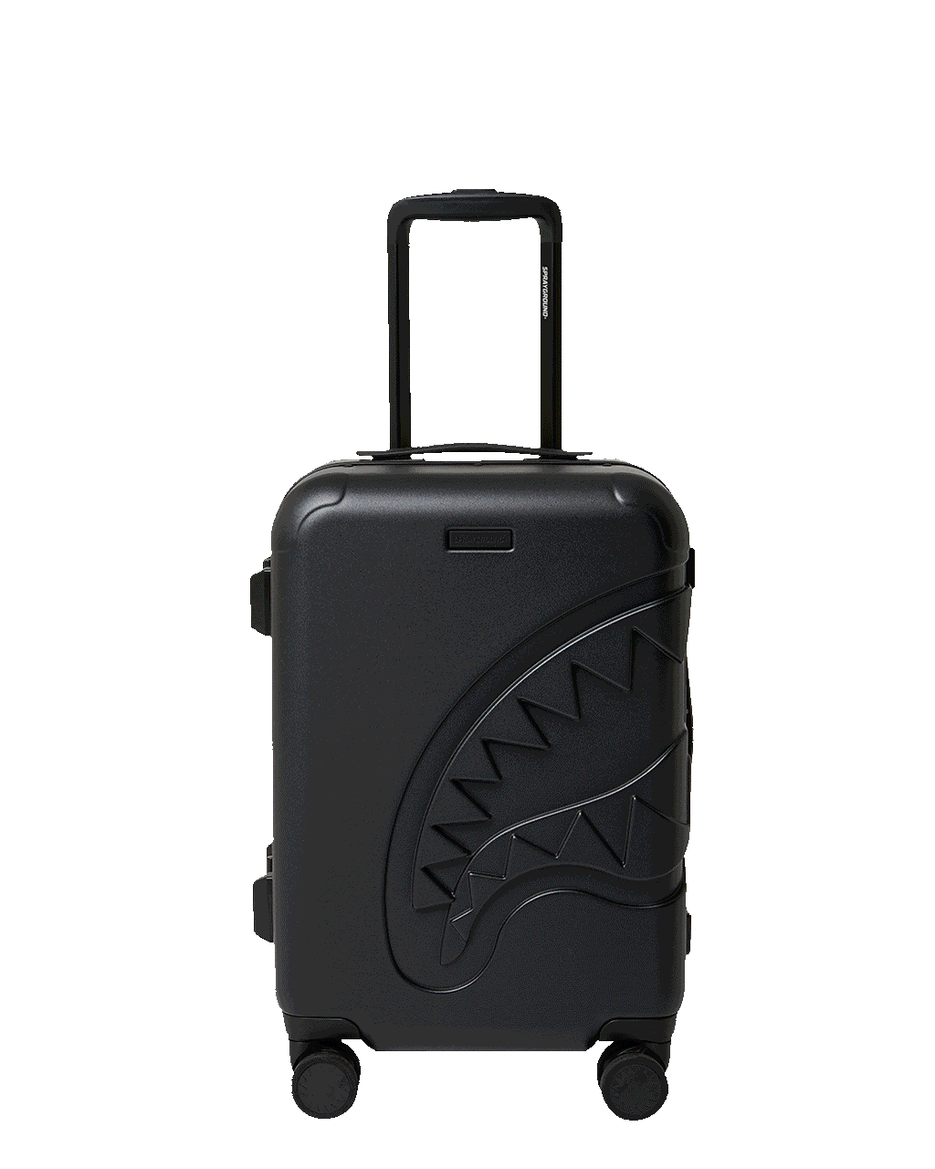 Limited Edition THE JOURNEY BEGINS SHARKITECTURE CARRY-ON LUGGAGE BLACK WITH EXTRA STICKERS