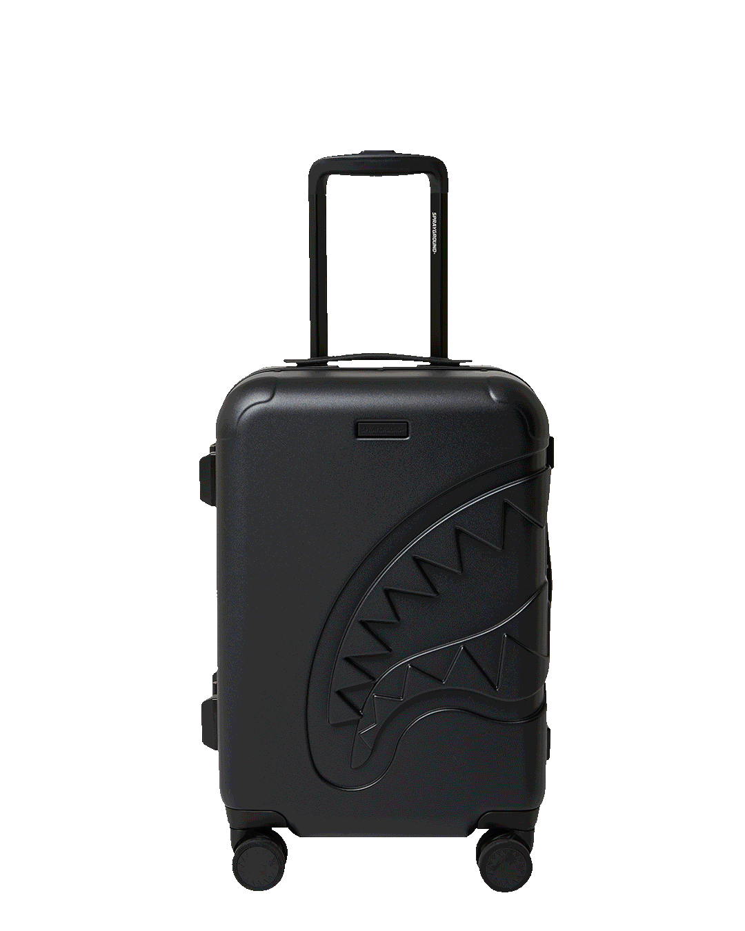 Limited Edition THE JOURNEY BEGINS SHARKITECTURE CARRY-ON LUGGAGE BLACK WITH EXTRA STICKERS