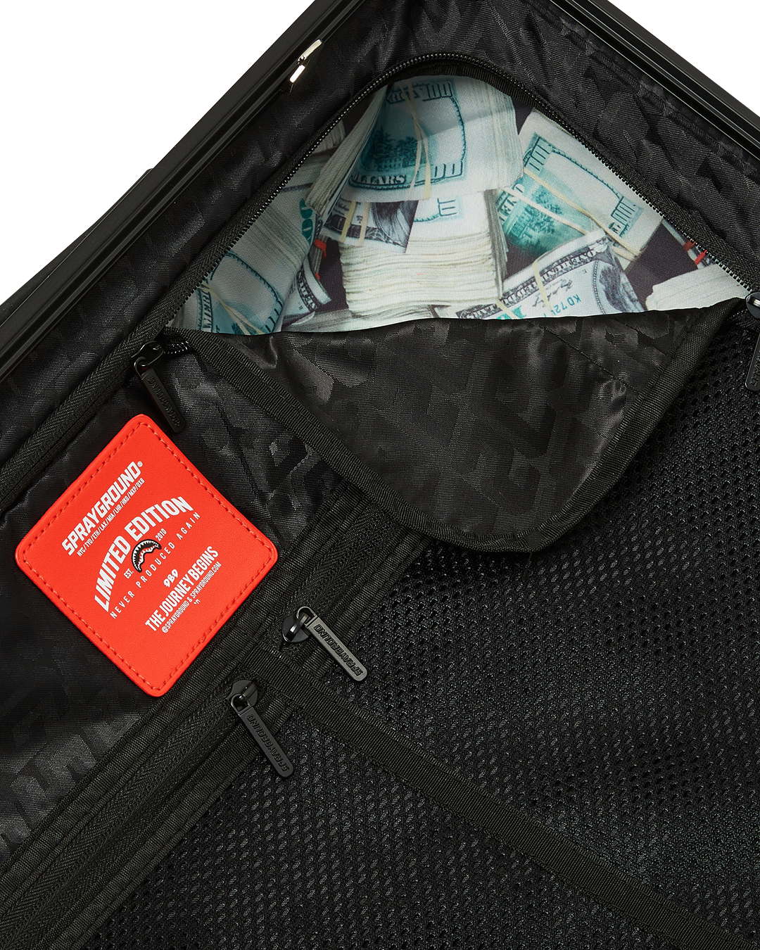 Limited Edition SHARKS IN PARIS GRIN & GRIND CARRY-ON LUGGAGE