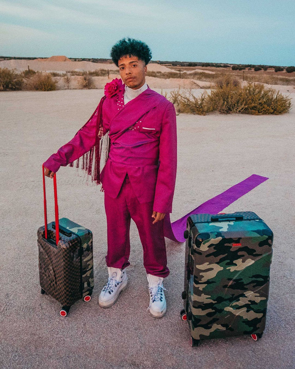 Limited Edition JUNGLE PARIS 29.5 FULL-SIZE SHARKITECTURE LUGGAGE