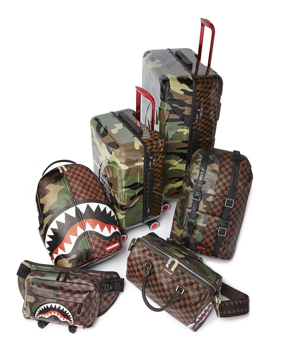 Limited Edition JUNGLE PARIS 29.5 FULL-SIZE SHARKITECTURE LUGGAGE