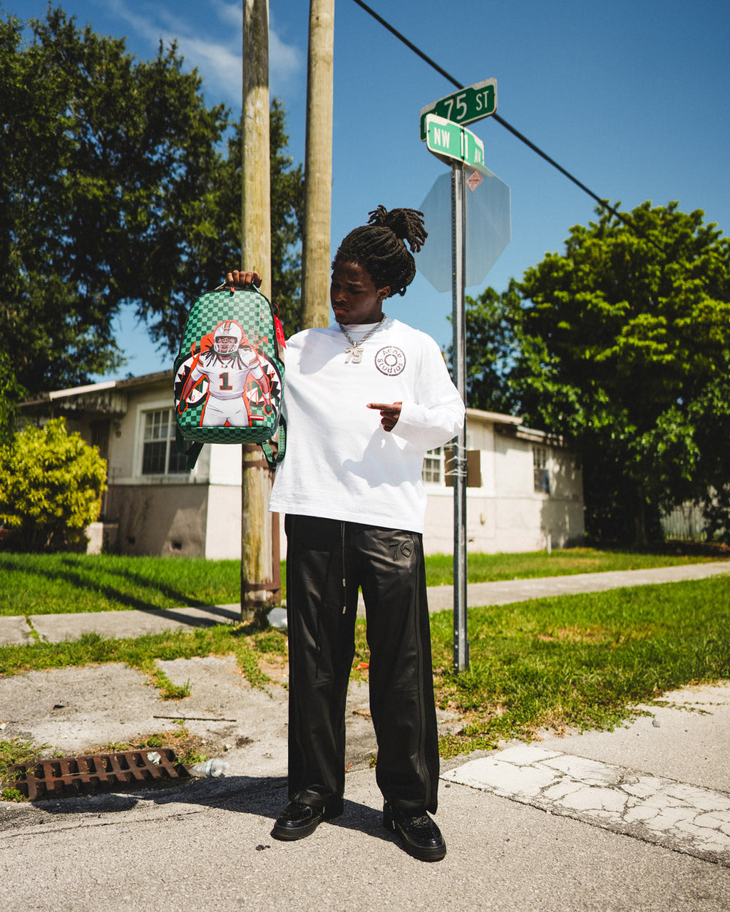 Limited Edition SPRAYGROUND X MALACHI TONEY BACKPACK