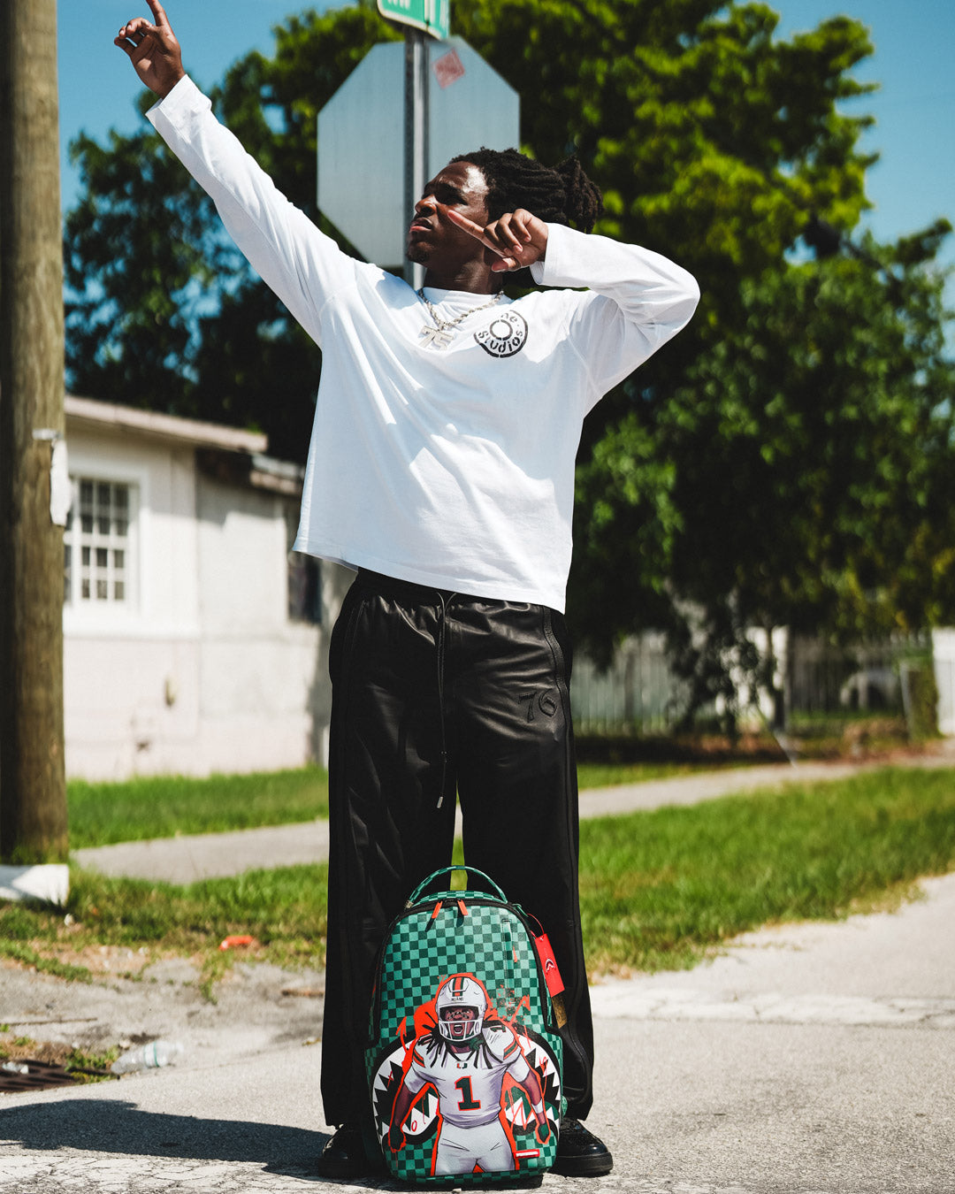 Limited Edition SPRAYGROUND X MALACHI TONEY BACKPACK