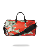 Limited Edition MONEY CAMO RED DUFFLE
